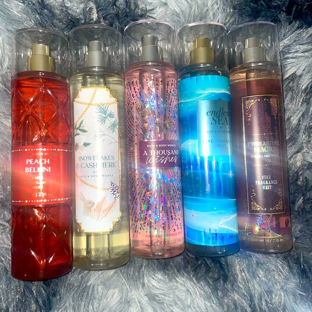Bath&bodyworks body sprays